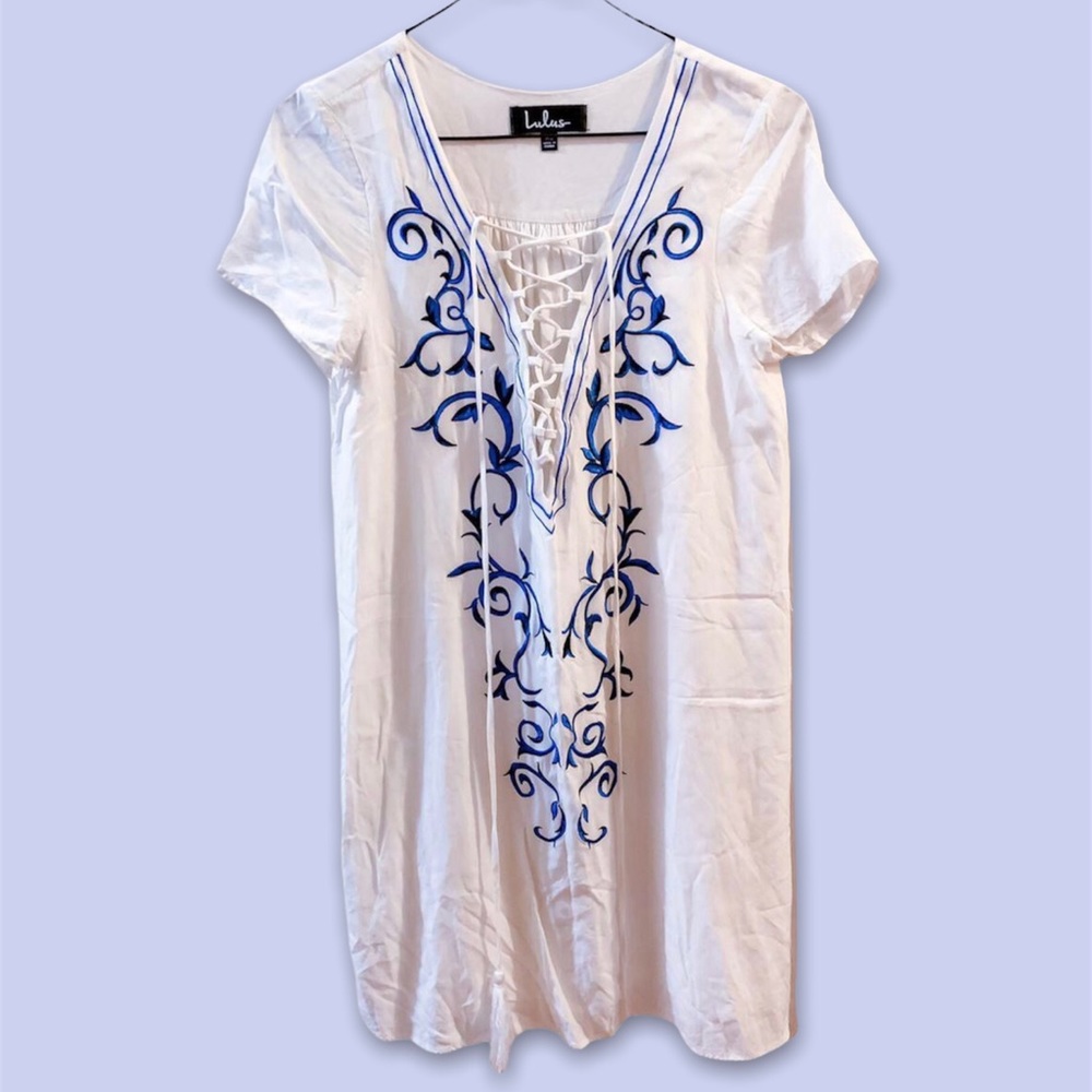 Lulus White Mini Dress - Picture 2 of 15